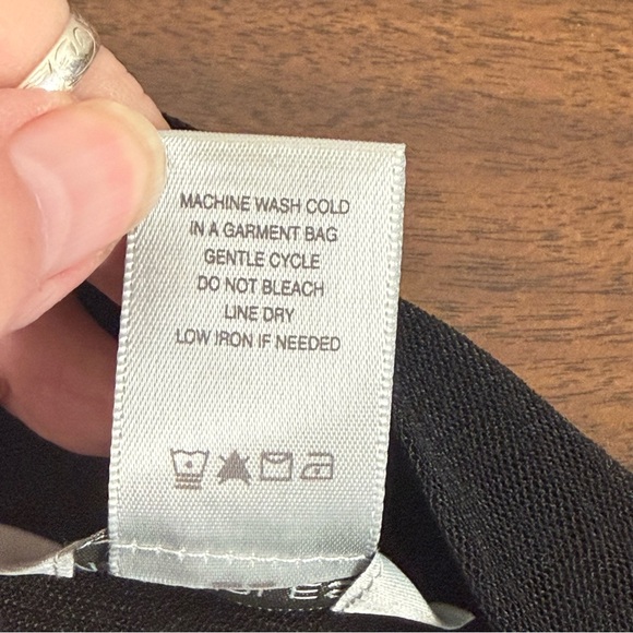 NWT Multiples Black Lace Open Front Cardigan Jacket XL Sheer Floral - Picture 7 of 10